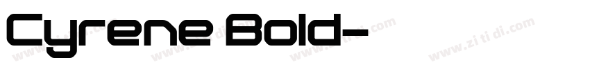 Cyrene Bold字体转换 Cyrene Bold字体转换